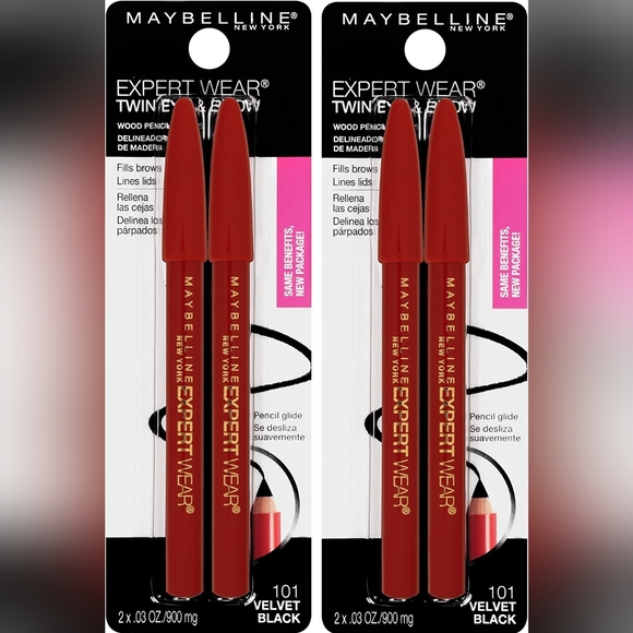 Maybelline Other - 2 🦋NWT Maybelline New York Expert Wear Twin Brow & Eye Pencils Makeup